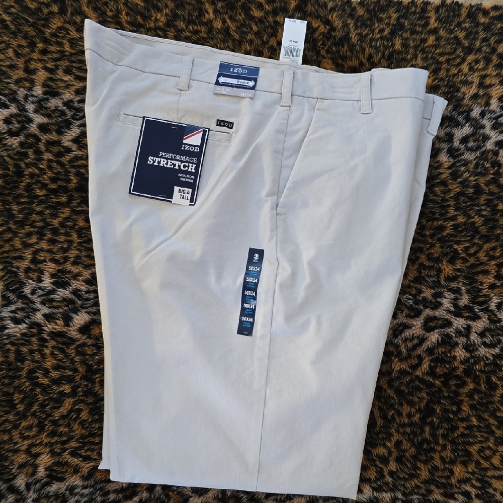 Izod Men's Classic Warm Pearl Long Pants